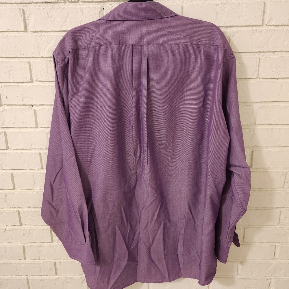 Van Heusen Purple Button Down Shirt - Picture 7 of 7
